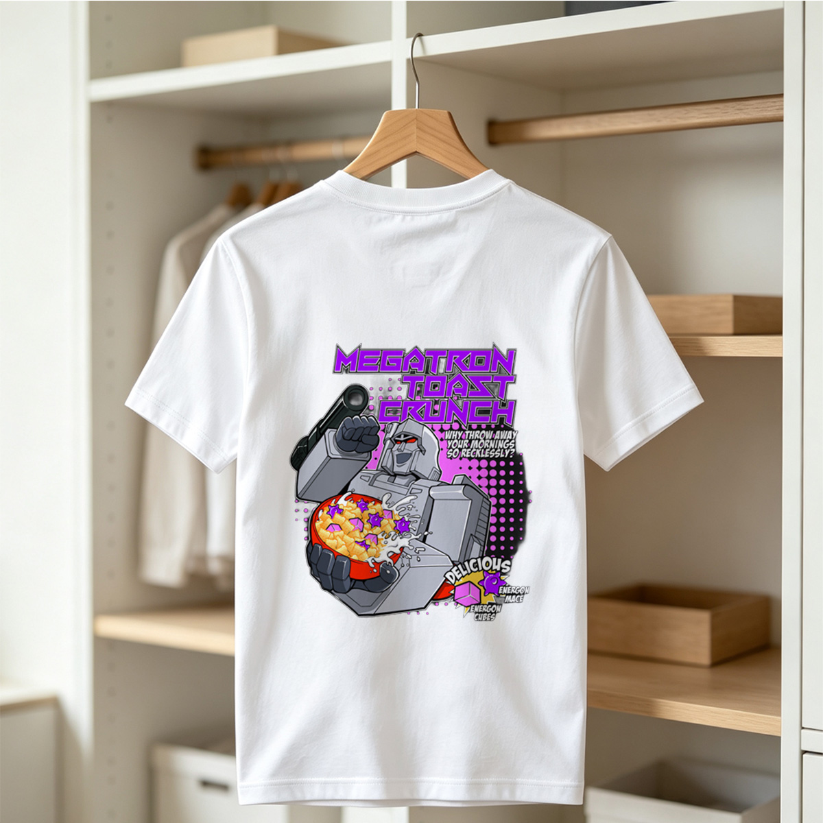 Megatron Toast Crunch - Transformers Cereal Parody - Tee