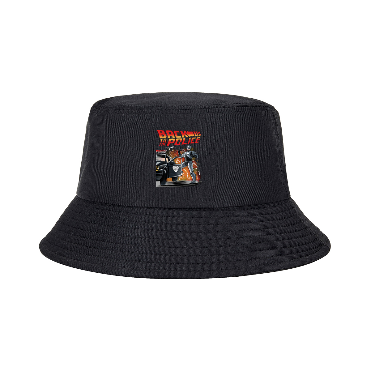Back to the Police: RoboCop and Detroit Police Car - Fisherman's Hat