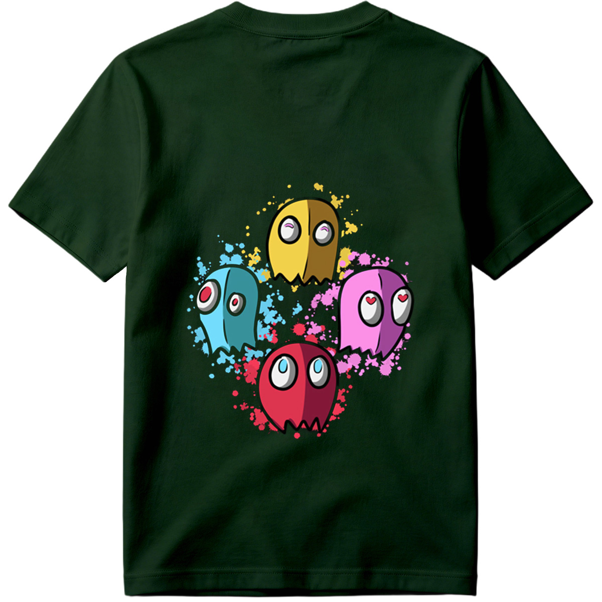Pac-Man Ghosts: Blinky, Pinky, Inky, and Clyde - Tee
