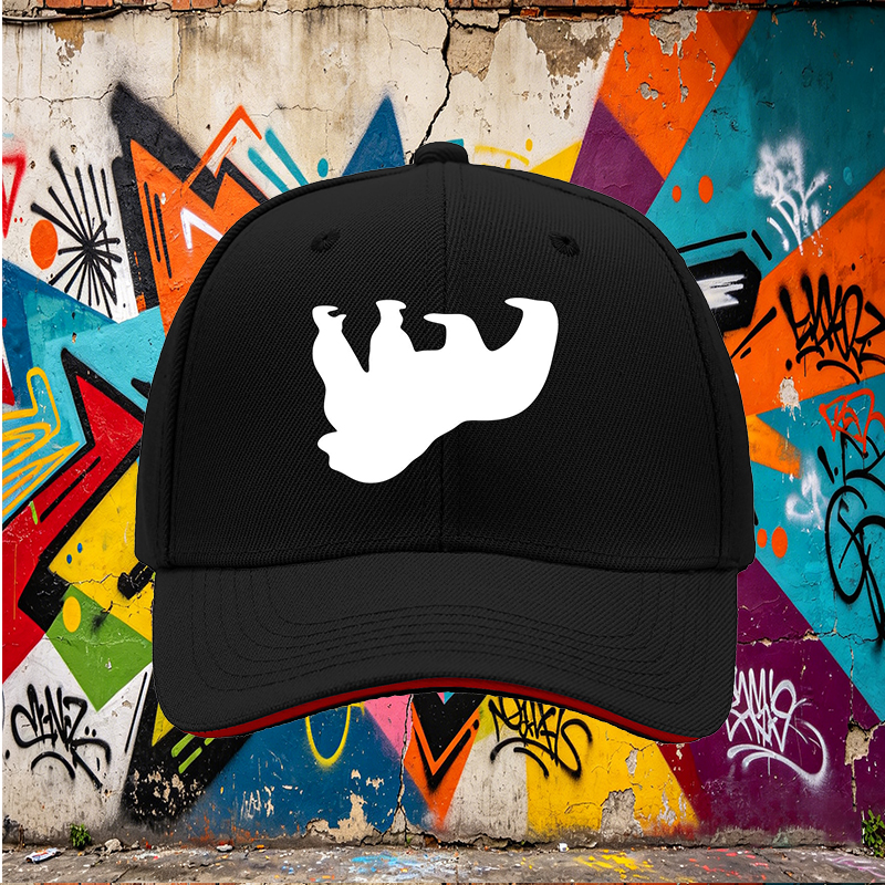 Unisex Classic Sandwich Hat with Lion Silhouette Print - Lightweight Cotton Baseball Cap for Outdoor Activities, Travel, and Casual Wear - Ideal for Adults Seeking Stylish Sun Protection and Comfortable Fit