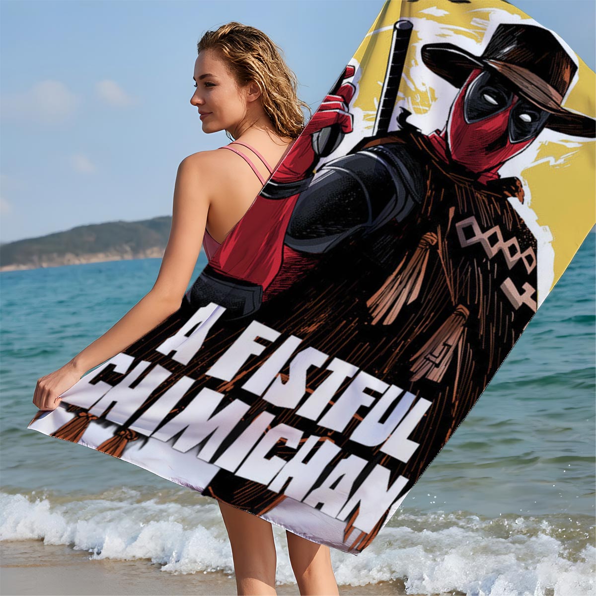 Deadpool in Cowboy Outfit with 