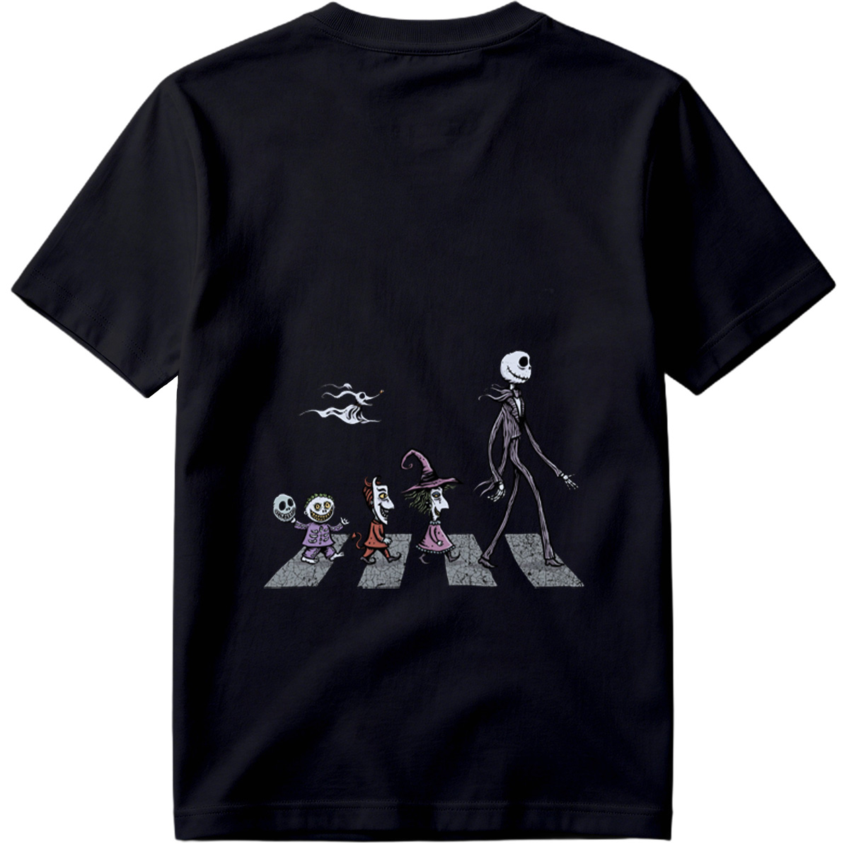 The Nightmares: Jack Skellington, Sally, Zero, and Friends Crossing the Street - Tee