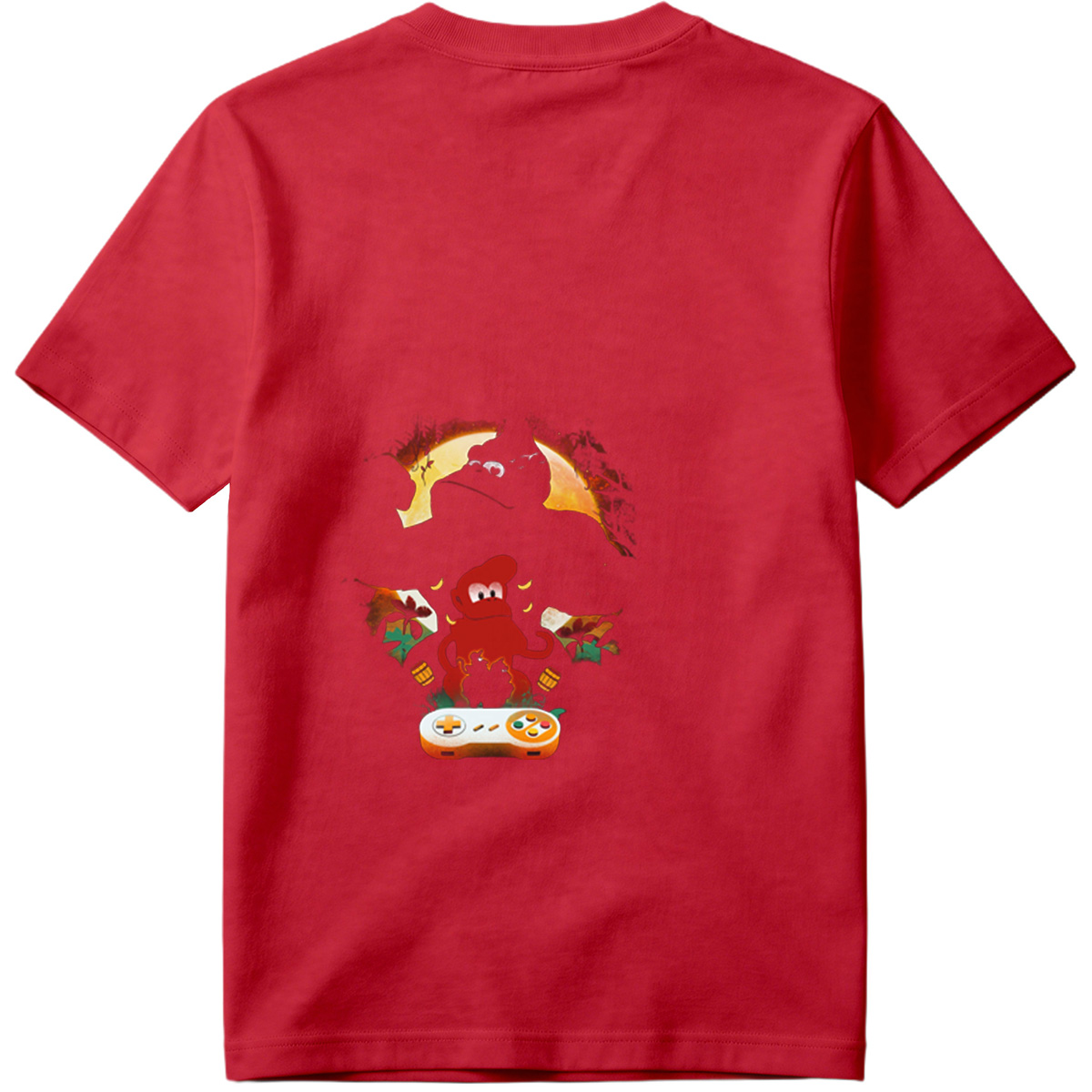 Donkey Kong and Diddy Kong with Game Controller - Tee