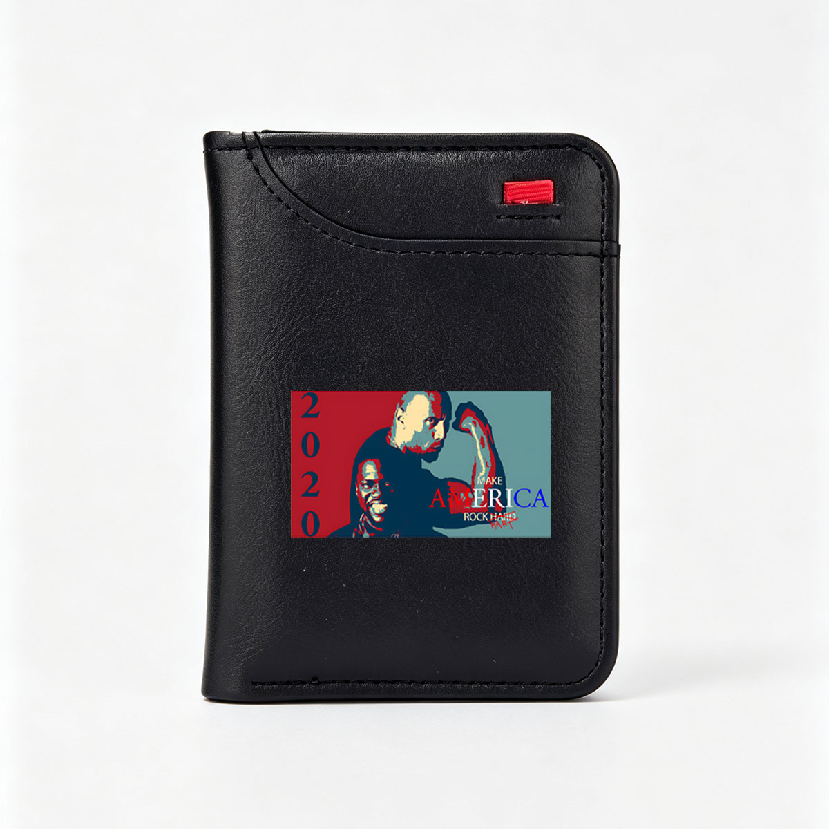 2020: Make America Rock Hard – Wrestling Icon and Fan Duo - Vertical Style Wallet