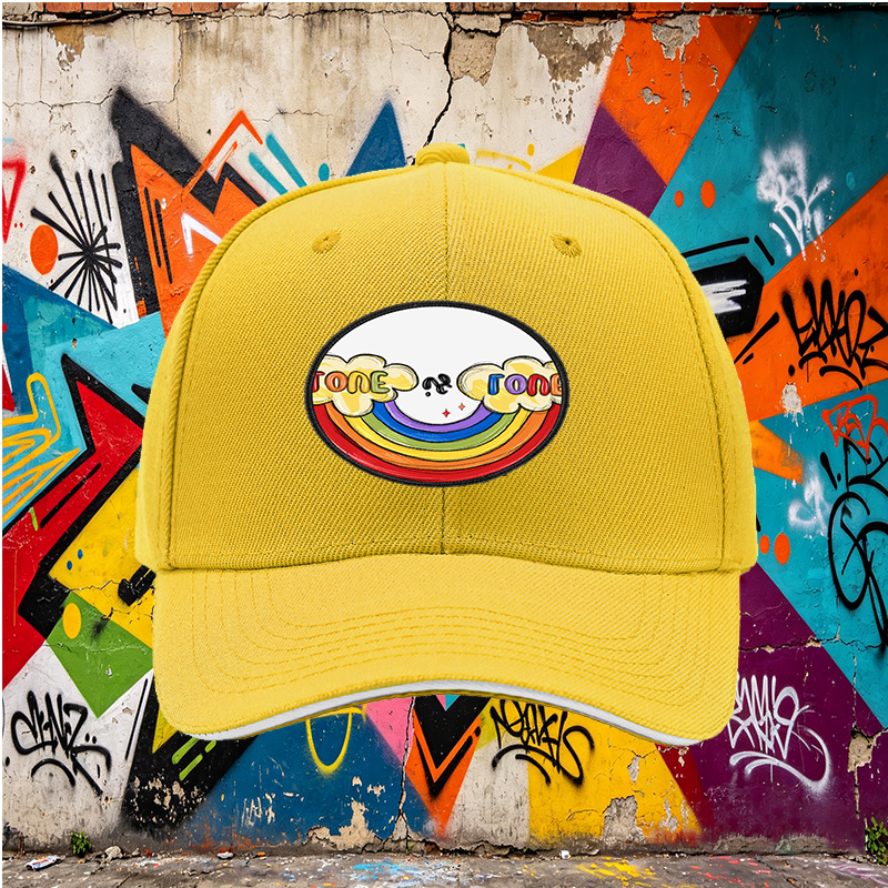 Unisex Classic Sandwich Hat with Rainbow Love is Love Patch Design | Lightweight Sun Protection Cap for Outdoor Activities, Beach, and Pride Events | Perfect for Adults Seeking Inclusive Fashion and Comfortable Wear