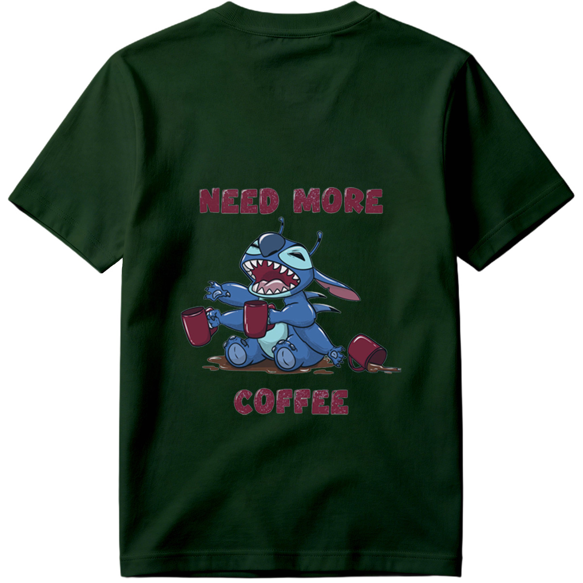 Stitch Needs More Coffee - Tee