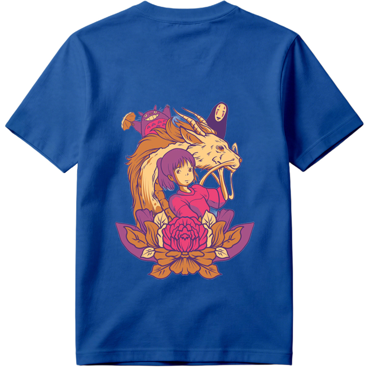 Spirited Away: Chihiro, Haku, No-Face, and Totoro - Tee