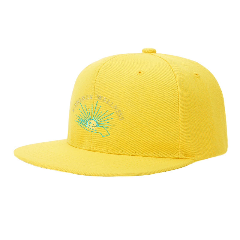 Flat Brim Baseball Cap B.Shiney Wellness Sunburst Design Streetwear Underground Skate Style for Basketball Court Skate Park Urban Lifestyle Skaters Rappers Streetwear Enthusiasts