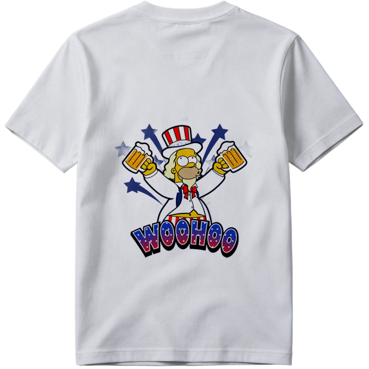Simpsons Uncle Sam Woohoo - Tee