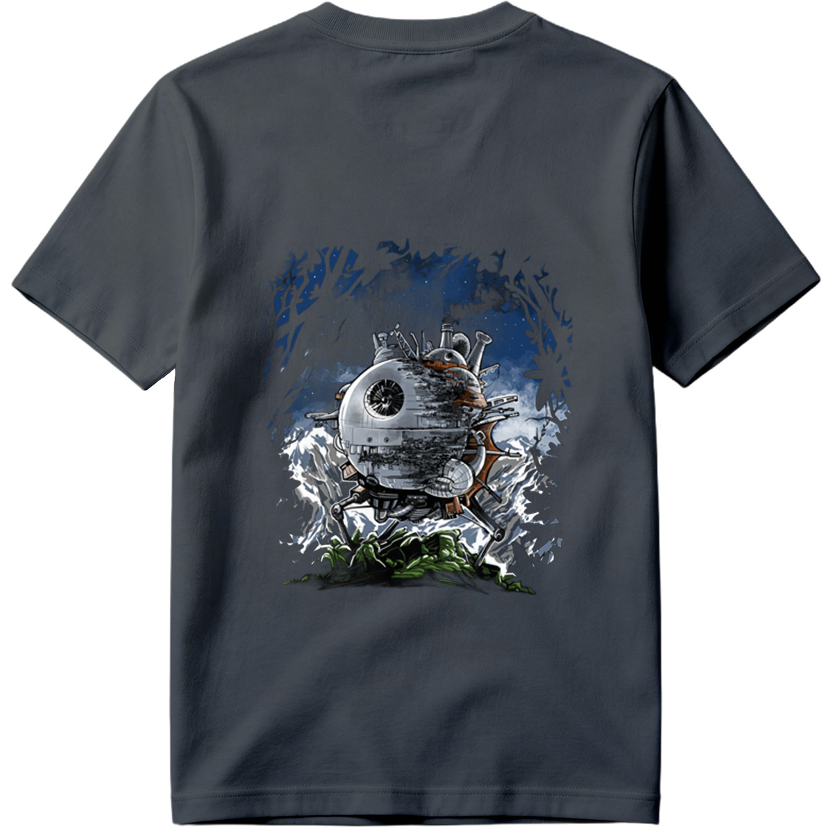 Steampunk Death Star in the Forest - Tee