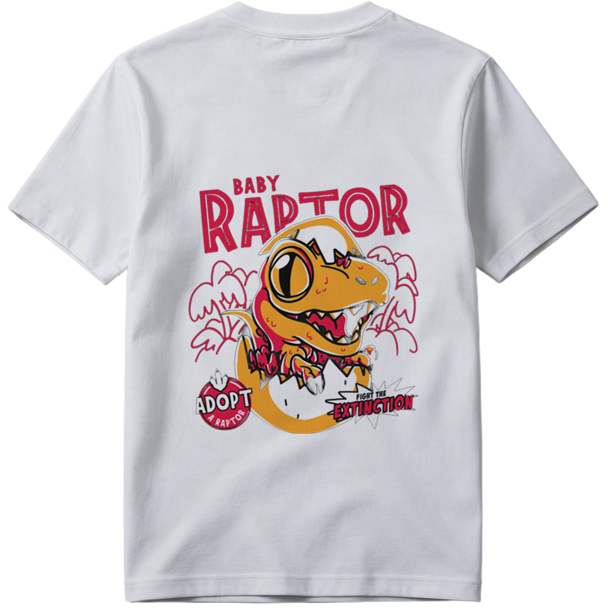 Baby Raptor: Adopt a Raptor, Fight the Extinction - Tee