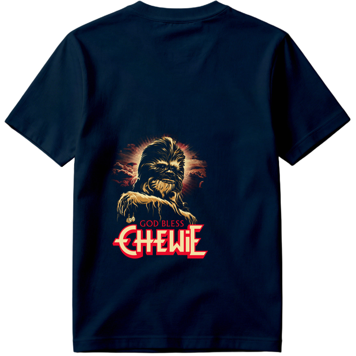 God Bless Chewie - Star Wars Character Art - Tee