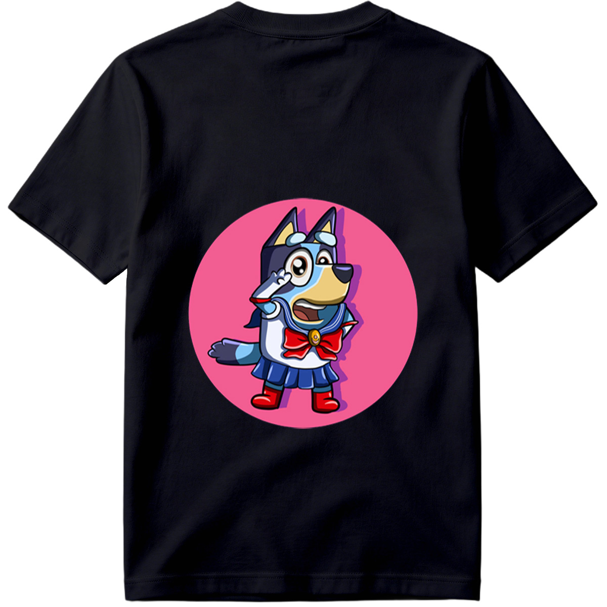 Bluey in Sailor Moon Costume - Tee