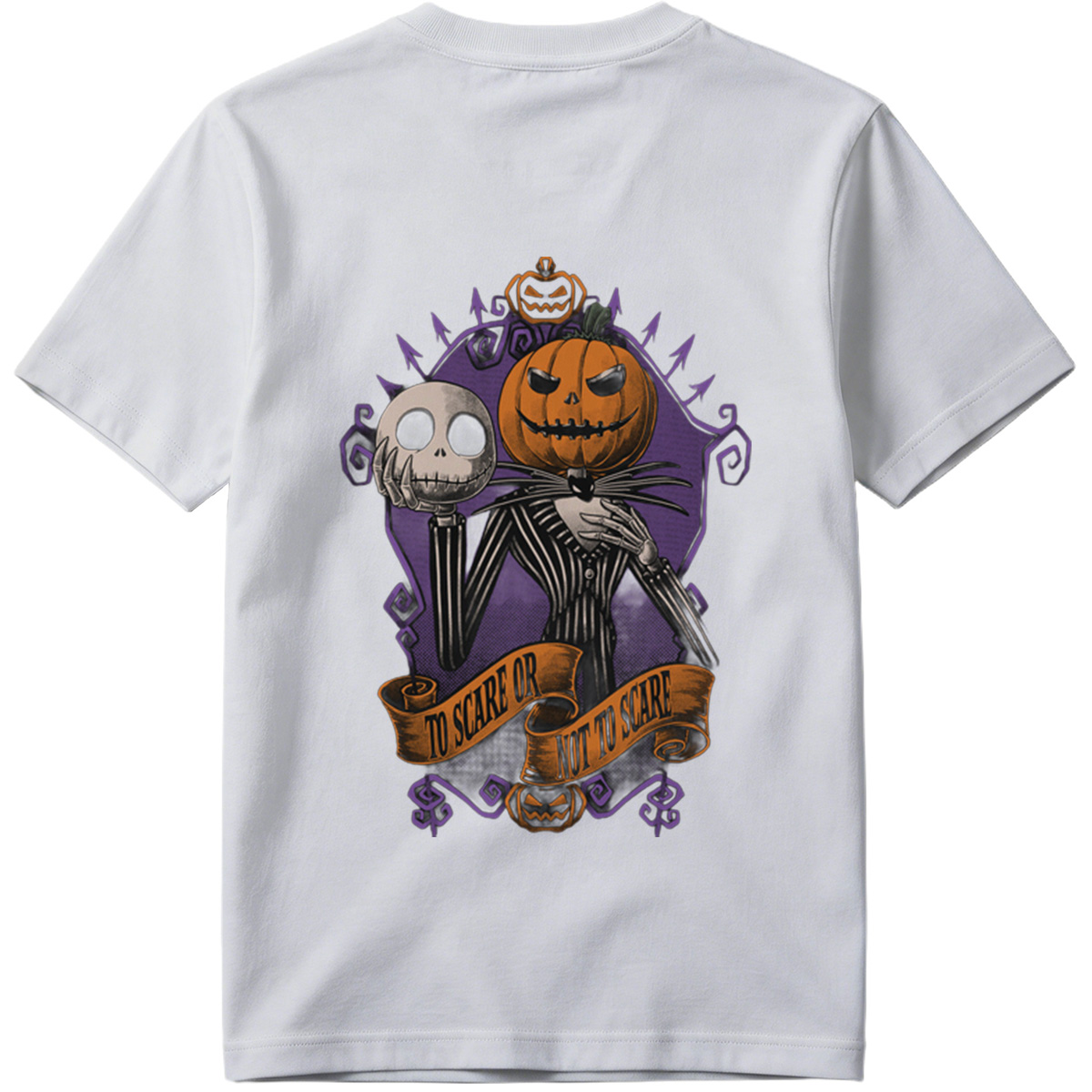 Jack Skellington and Pumpkin King: To Scare or Not to Scare - Tee