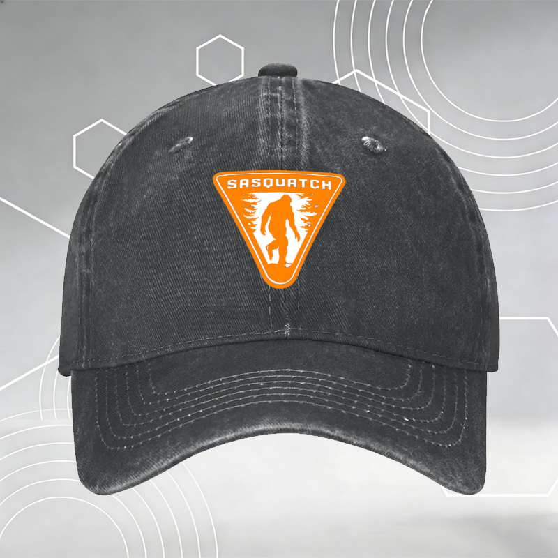 New Baseball Cap with Batting Silhouette Print and 