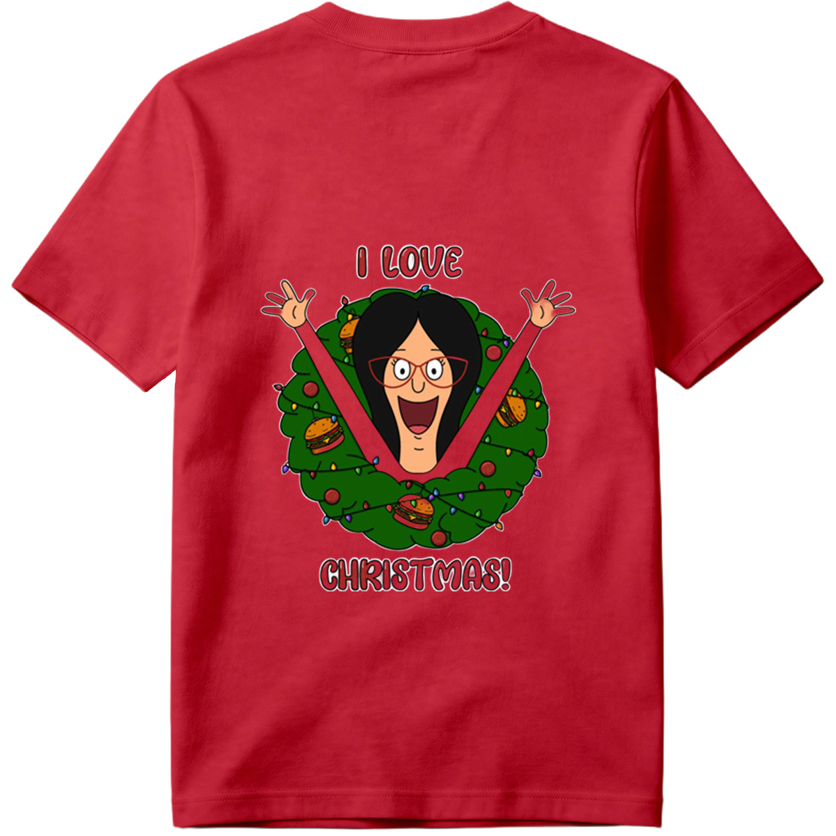 I Love Christmas - Morticia Addams Style - Tee