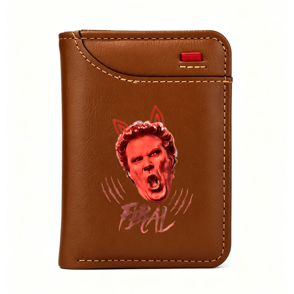 Feral: A Wild Transformation of a Celestial Figure - Vertical Style Wallet