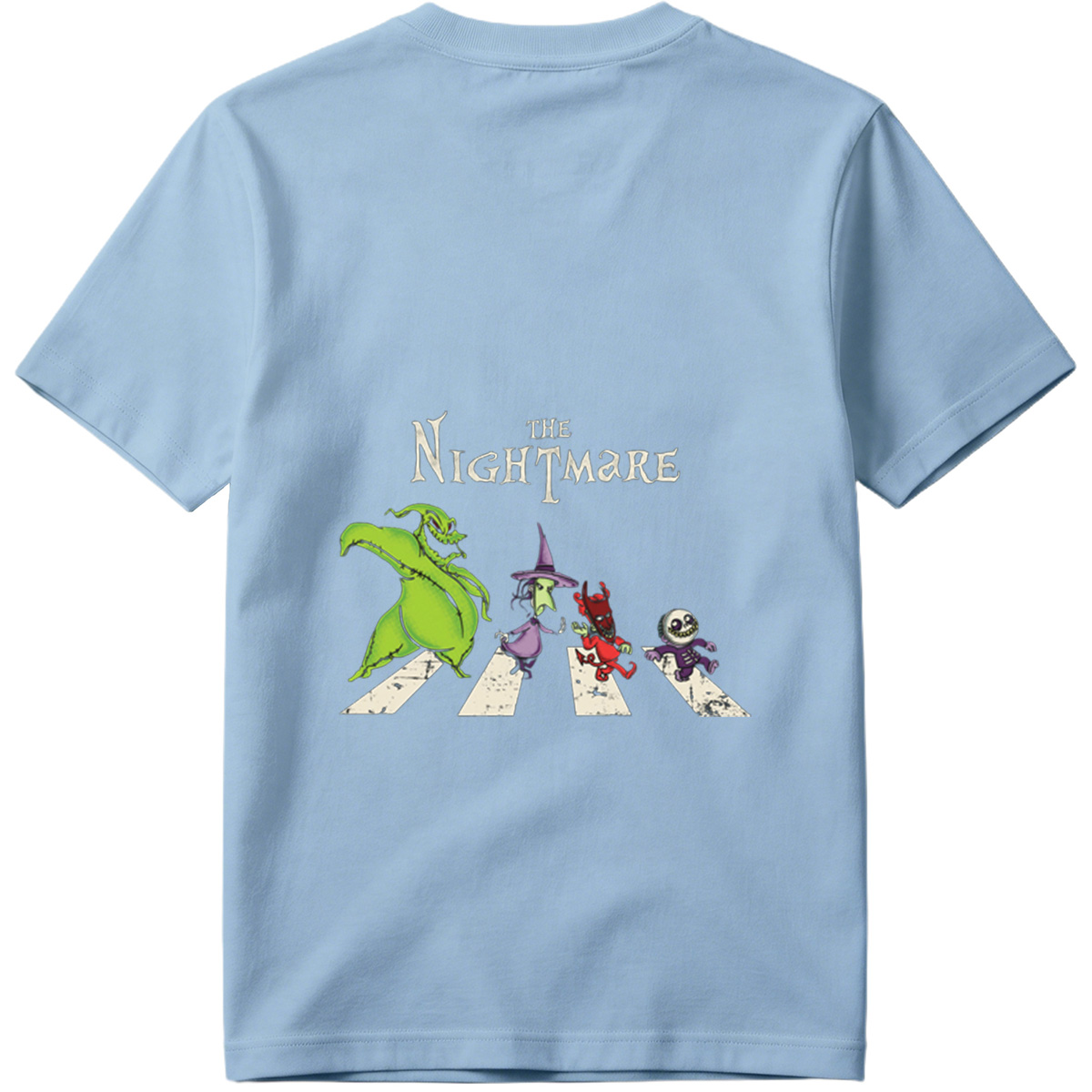 The Nightmare: Oogie Boogie, Witch, Devil, and Jack Skellington Crossing - Tee