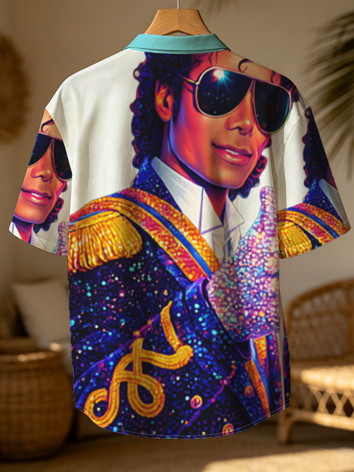 Michael Jackson in Iconic Military Jacket and Sparkling Glove -  Shirt