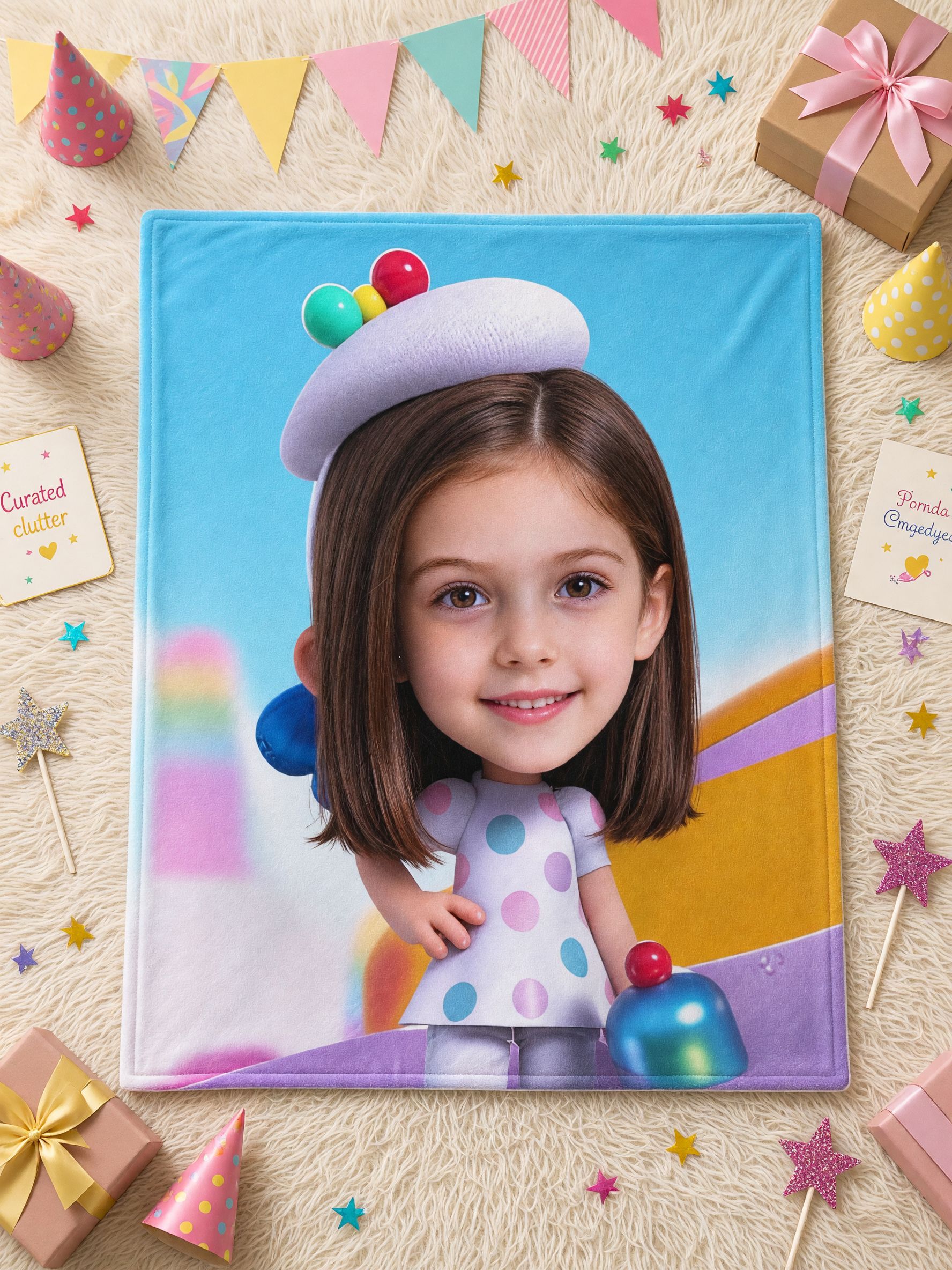 Custom Face Blanket Personalized Big Head Photo Throw Ultra Soft Warm Flannel Fleece for Bed Couch Sofa Unique Gift
