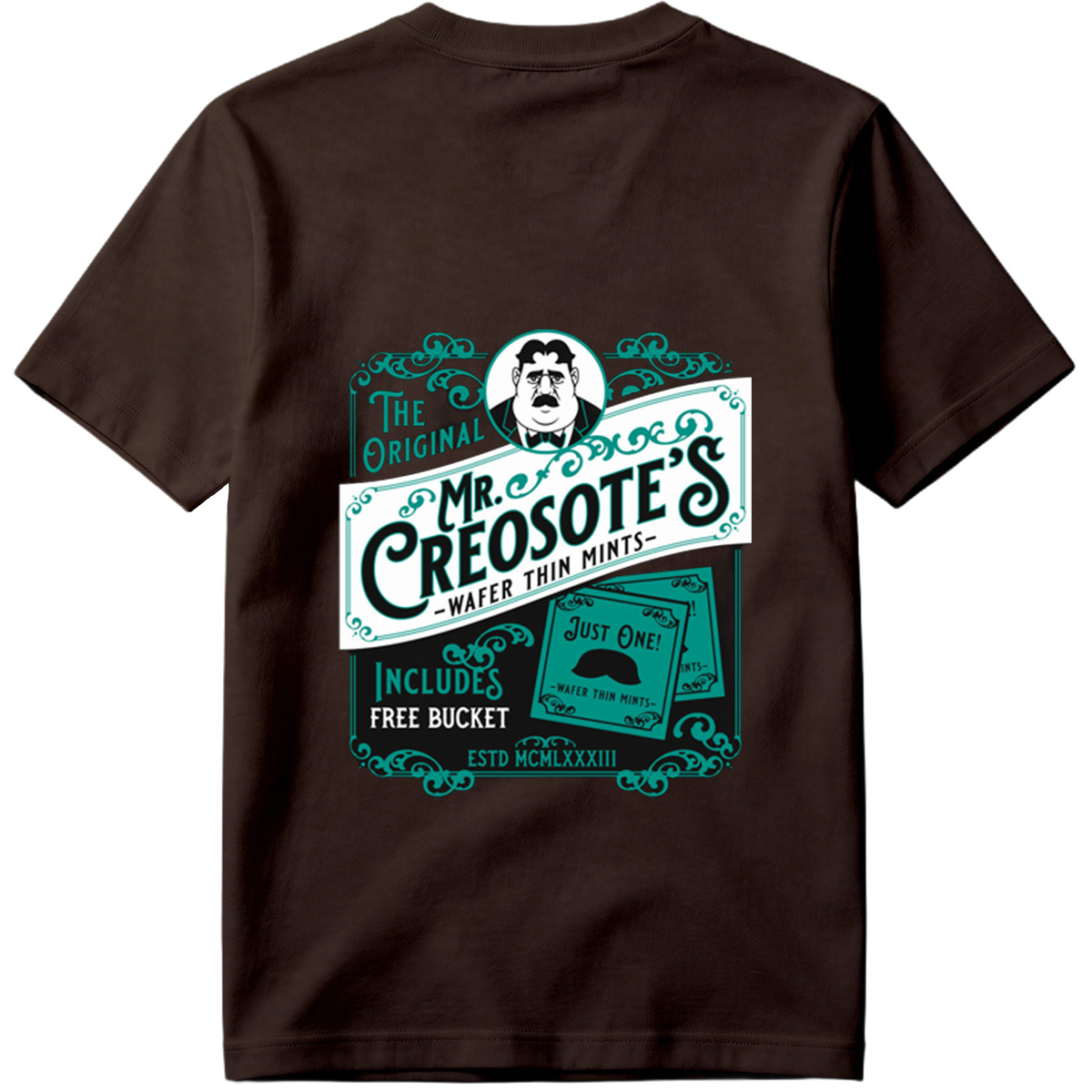 Mr. Creosote's Wafer Thin Mints - The Original with Free Bucket - Tee