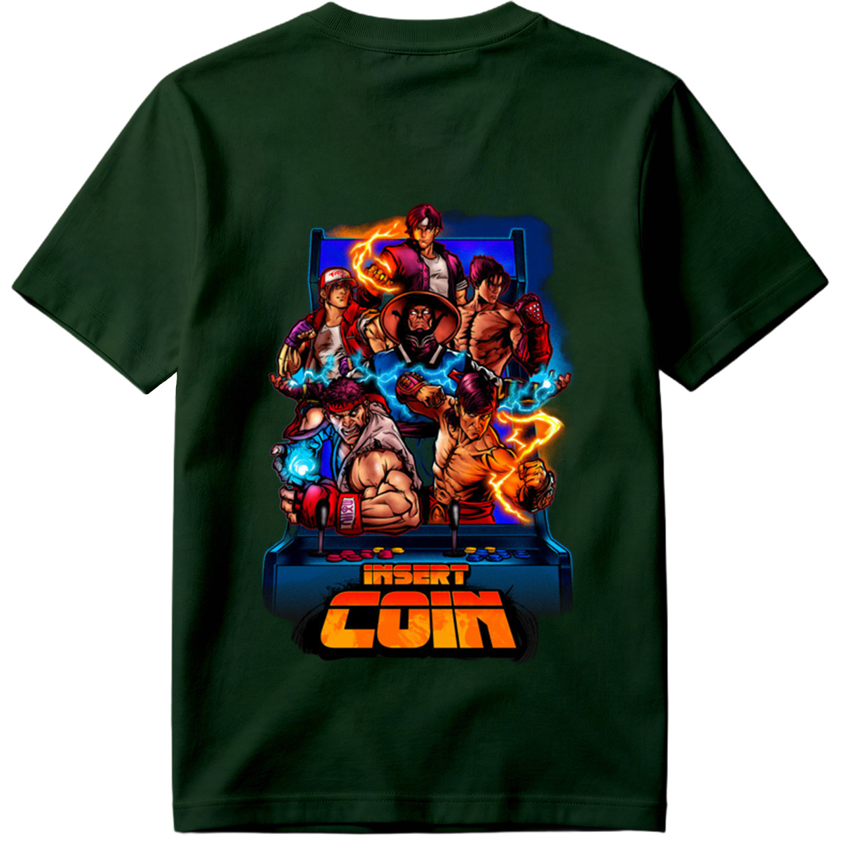 Street Fighter: Ryu, Ken, Chun-Li, Guile, Zangief, M. Bison - Tee