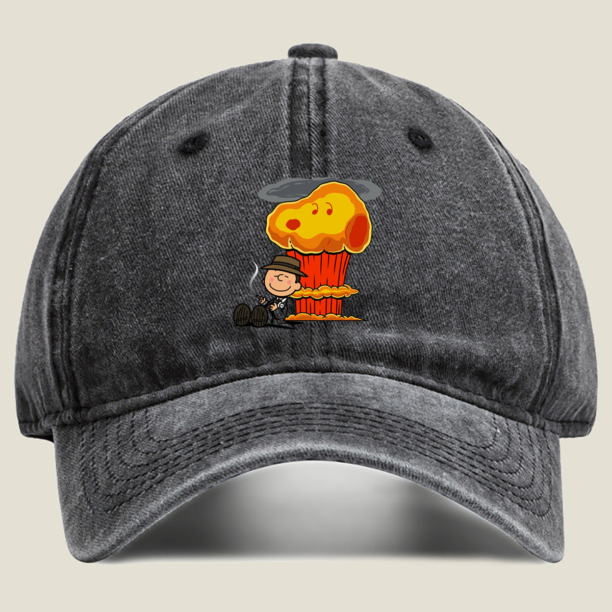 Muffin Man and the Giant Cupcake - Washed Denim - Baseball Cap
