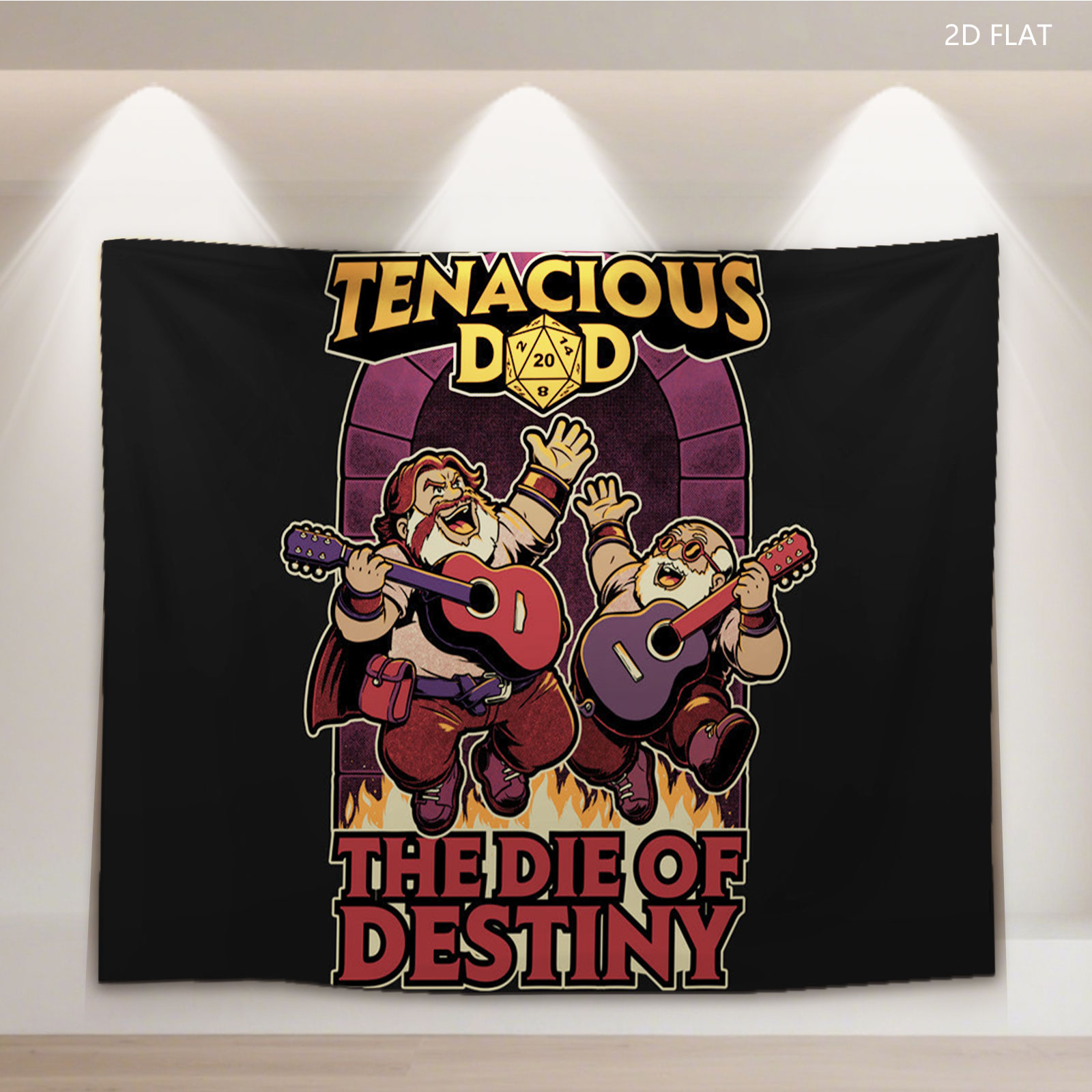 Tenacious D: The Die of Destiny - Jack Black & Kyle Gass in Fantasy Adventure - Tapestry