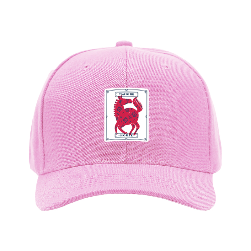 1pc New Baseball Cap Year of the Horse Print Design Unisex Adjustable Hat for Outdoor Activities and Casual Wear Suitable for Adults