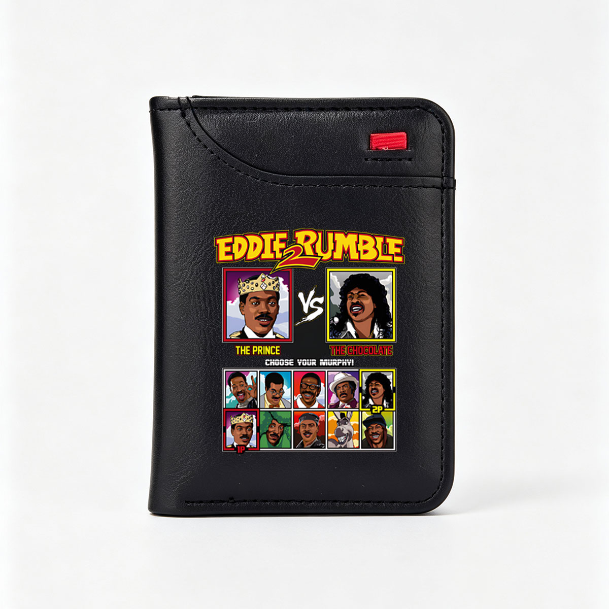 Eddie Rumble 2: The Prince vs The Chocolate - Choose Your Murphy! - Vertical Style Wallet