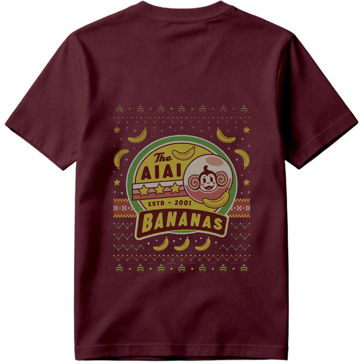 The AI Al Bananas - Monkey and Banana Holiday Design - Tee