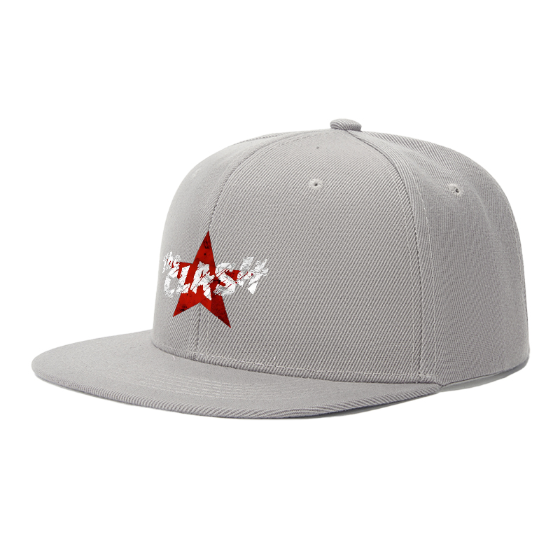 Flat Brim Baseball Cap Urban Clash Red Star Logo Streetwear Underground Skate Style Basketball Court Skate Park Hip Hop Rapper Streetwear Enthusiast