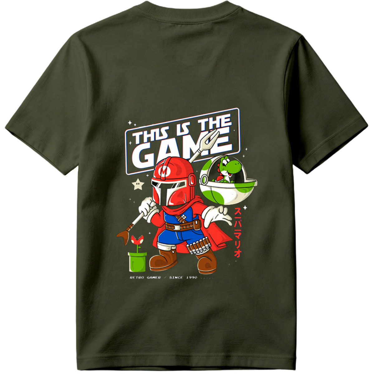 Super Mario Meets Mandalorian: This Is The Game - Tee