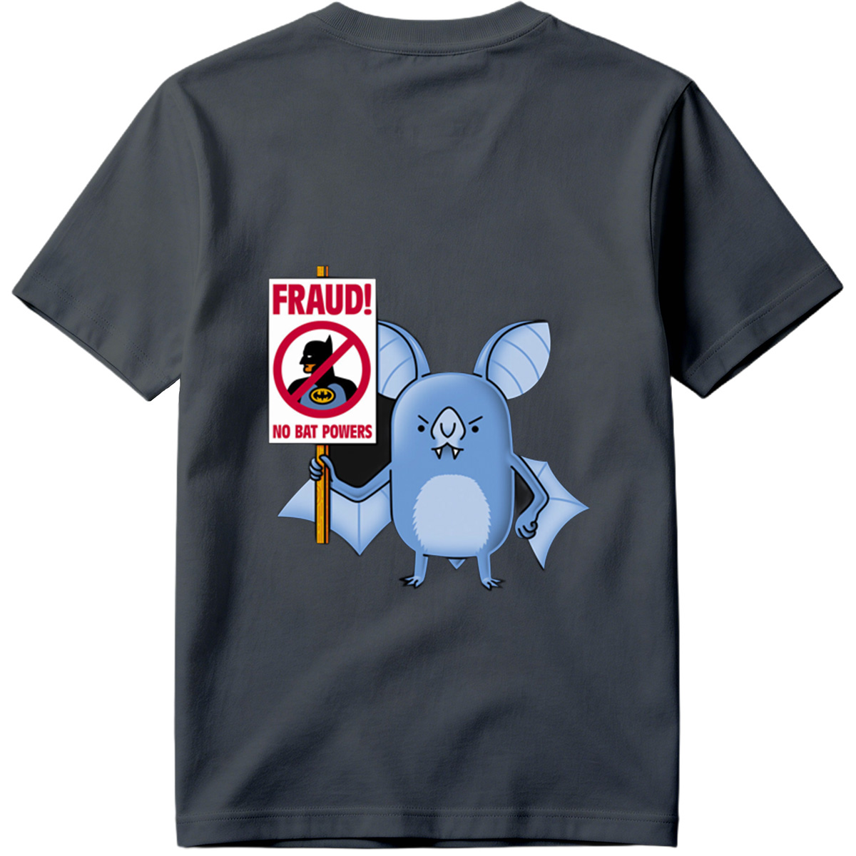 Batman and Bat Creature Protest Fraud - Tee