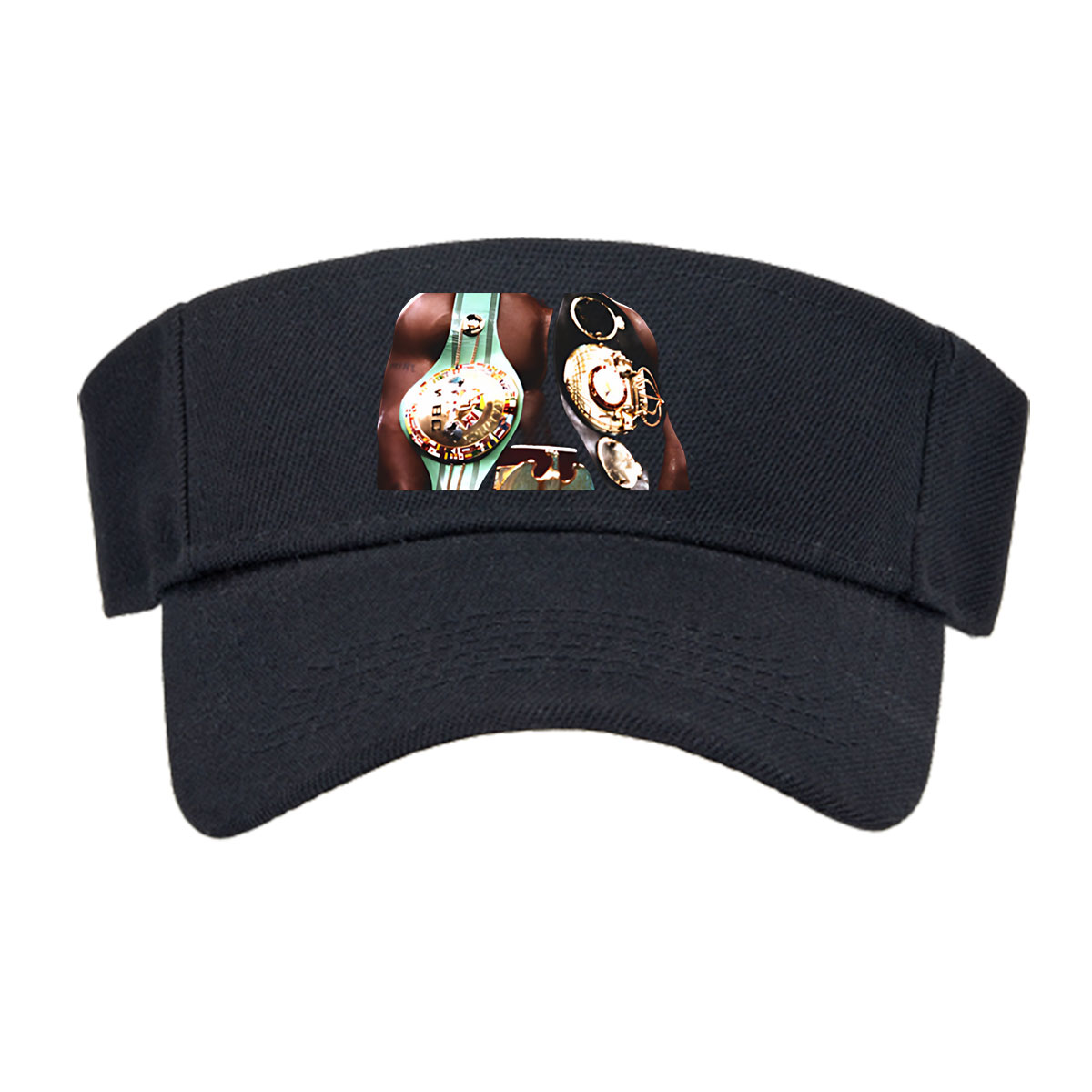 Mike Tyson in Boxing Glory with Championship Belts -  Visor cap