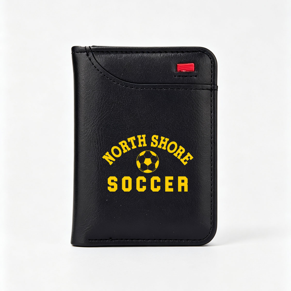 North Shore Soccer Team Logo - Vertical Style Wallet