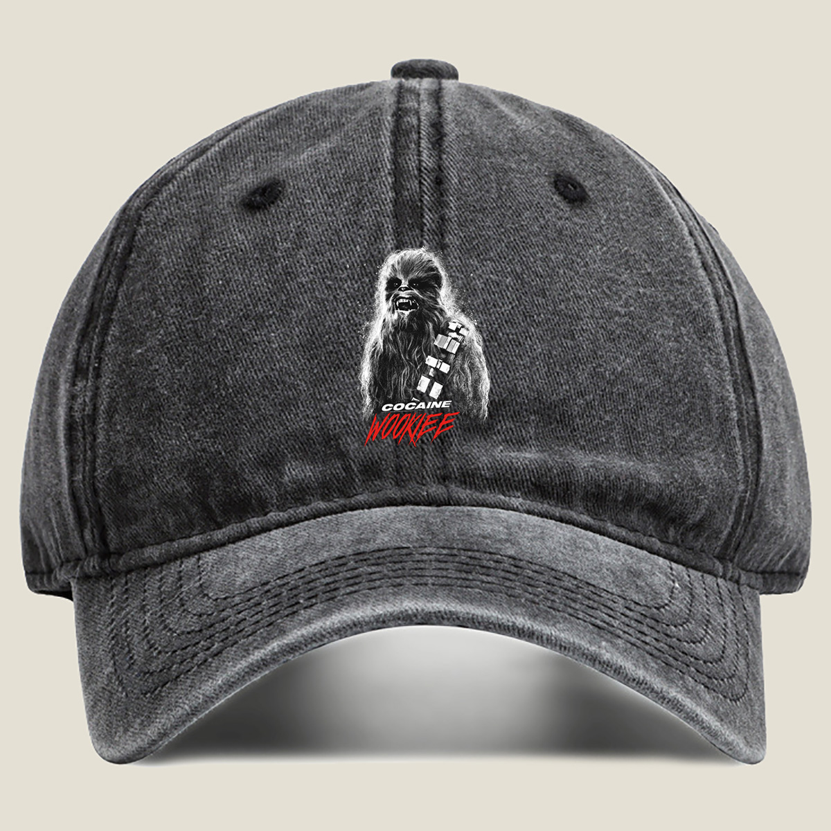 Cocaine Wookiee - Washed Denim - Baseball Cap