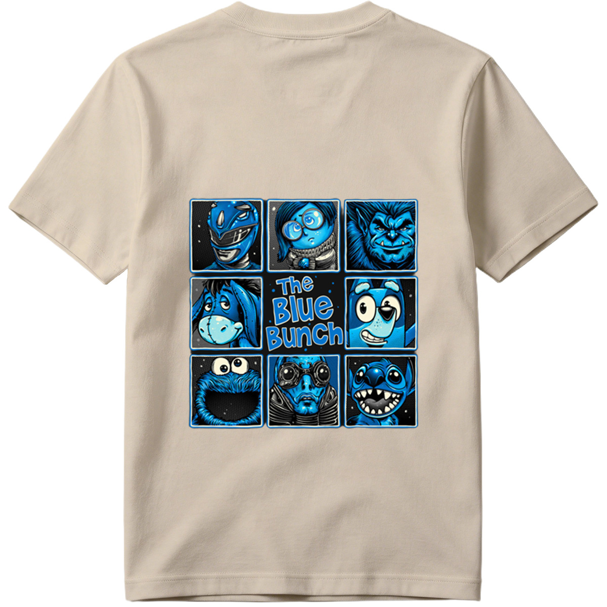 The Blue Bunch: A Collection of Blue Characters - Tee