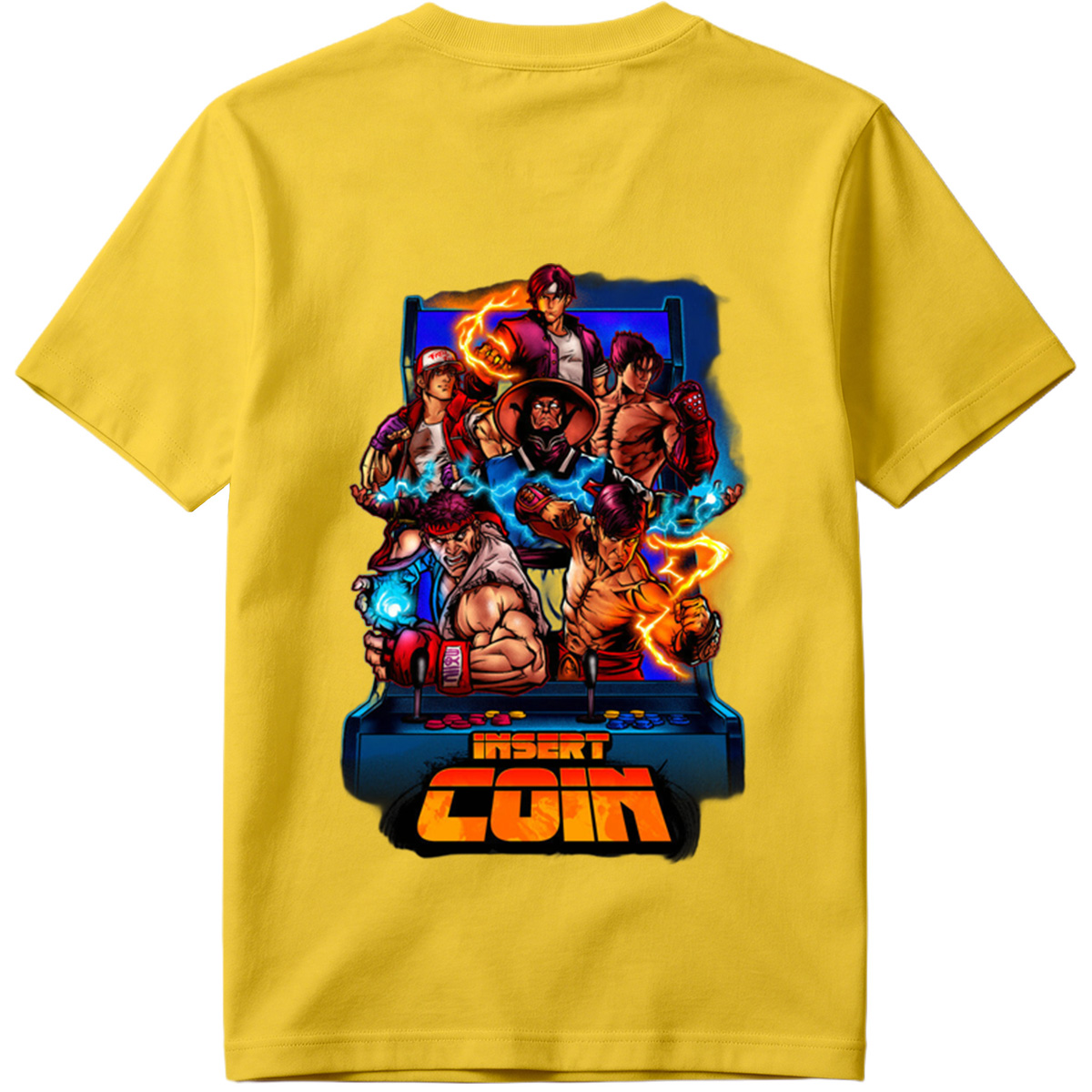 Street Fighter: Ryu, Ken, Chun-Li, Guile, Zangief, M. Bison - Tee