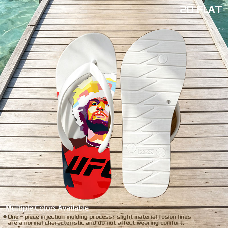 Khabib Nurmagendov: The Eagle UFC Fighter Portrait -  flip-flops