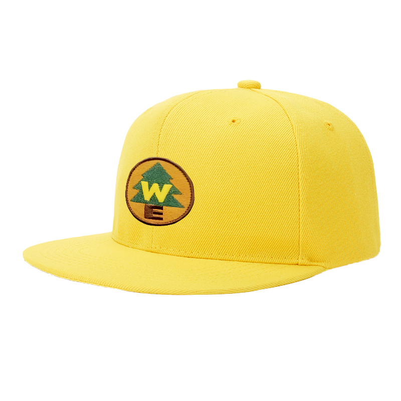Flat Brim Baseball Cap Tree Logo W Patch Streetwear Underground Skate Style for Basketball Court Skate Park Urban Lifestyle Skateboarders Hip Hop Artists Streetwear Enthusiasts