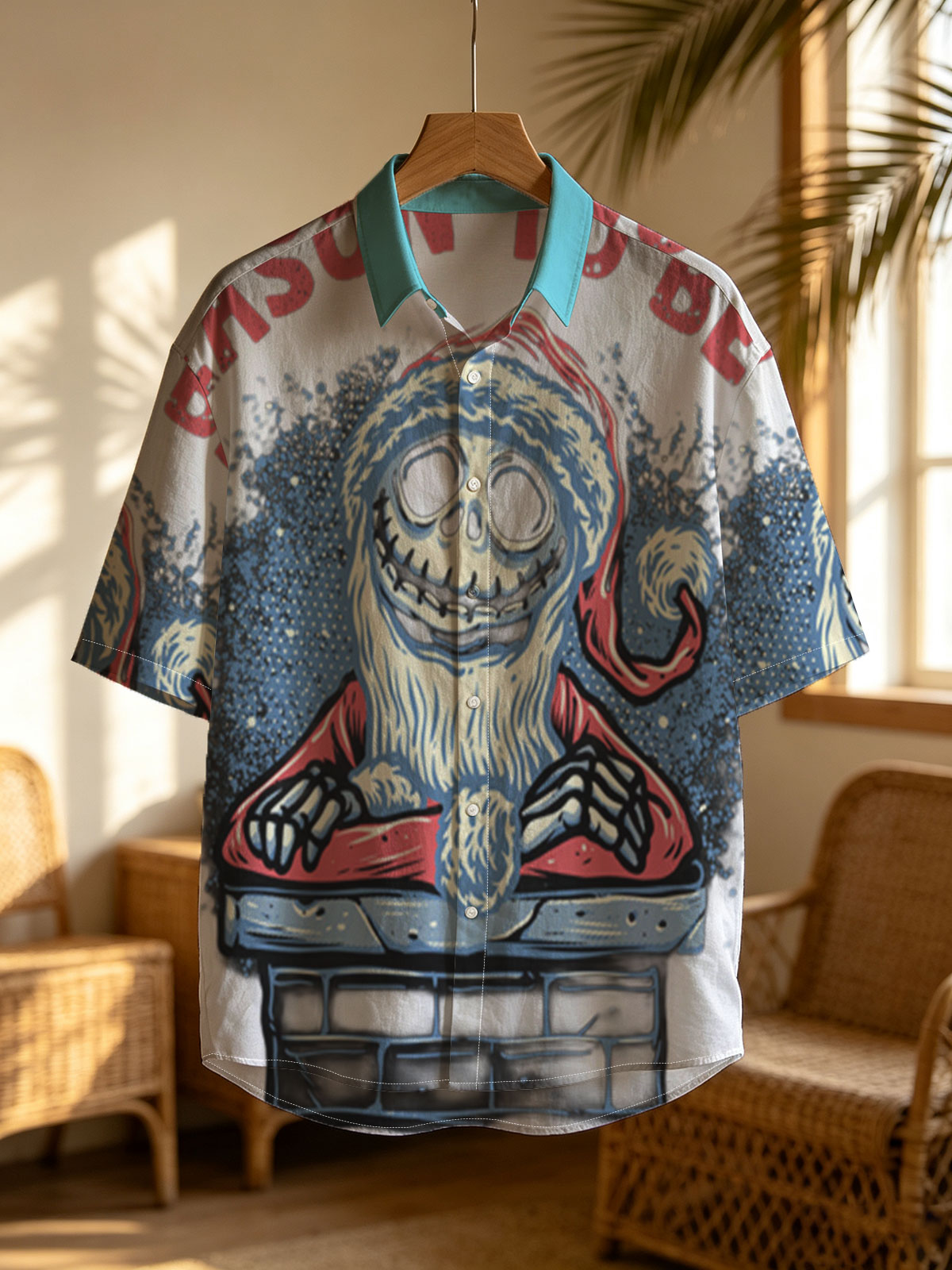 Jack Skellington as Santa: 'Tis the Season to Be Naughty -  Shirt