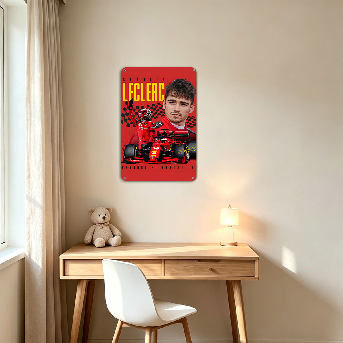 Charles Leclerc Ferrari F1 Racing Team - painting