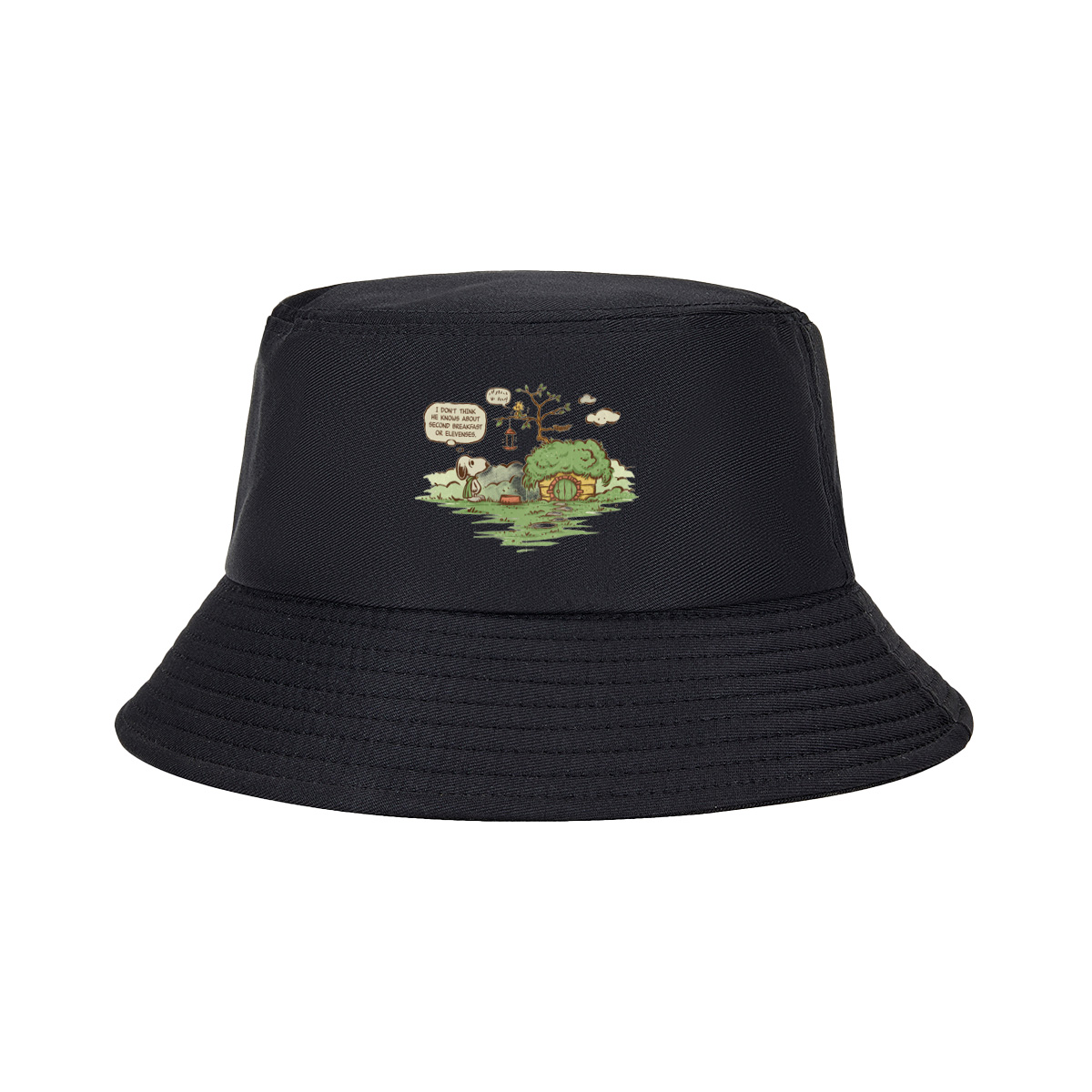 Snoopy and Woodstock in a Hobbit Hole - Fisherman's Hat