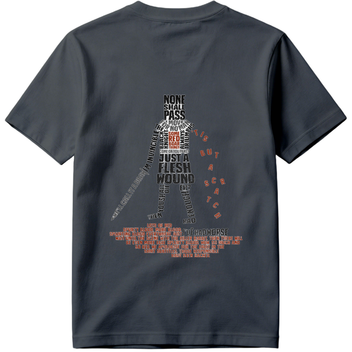 Monty Python and the Holy Grail - Knight's Quote Art - Tee