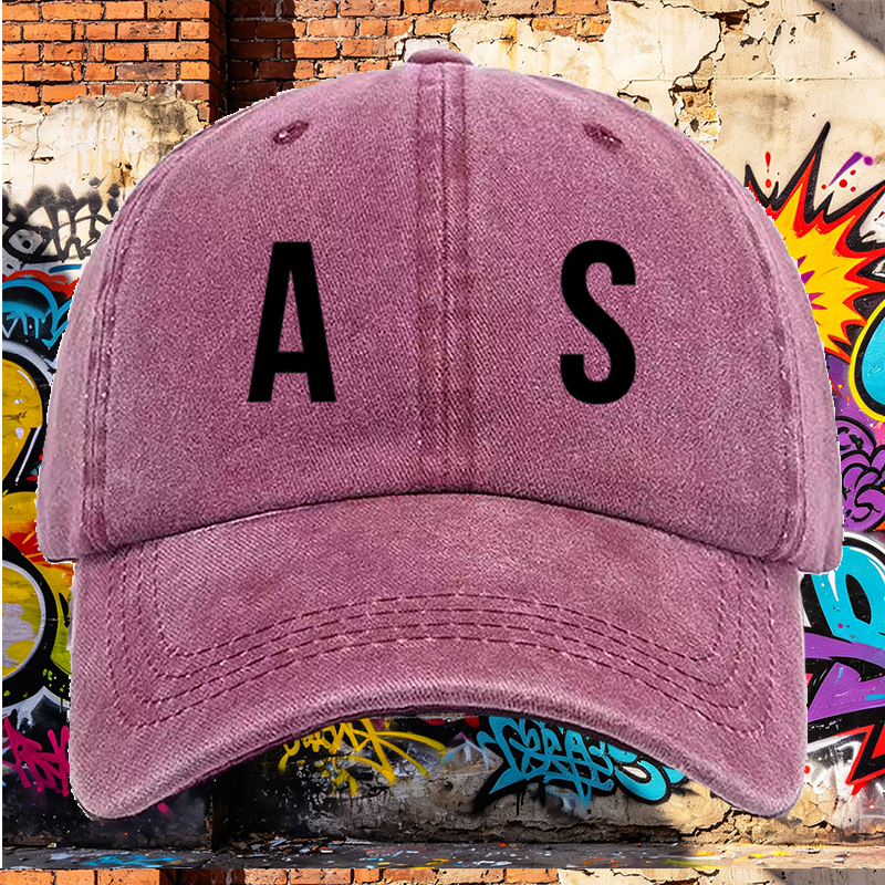 Men's Printed Washed Cotton Cap with 