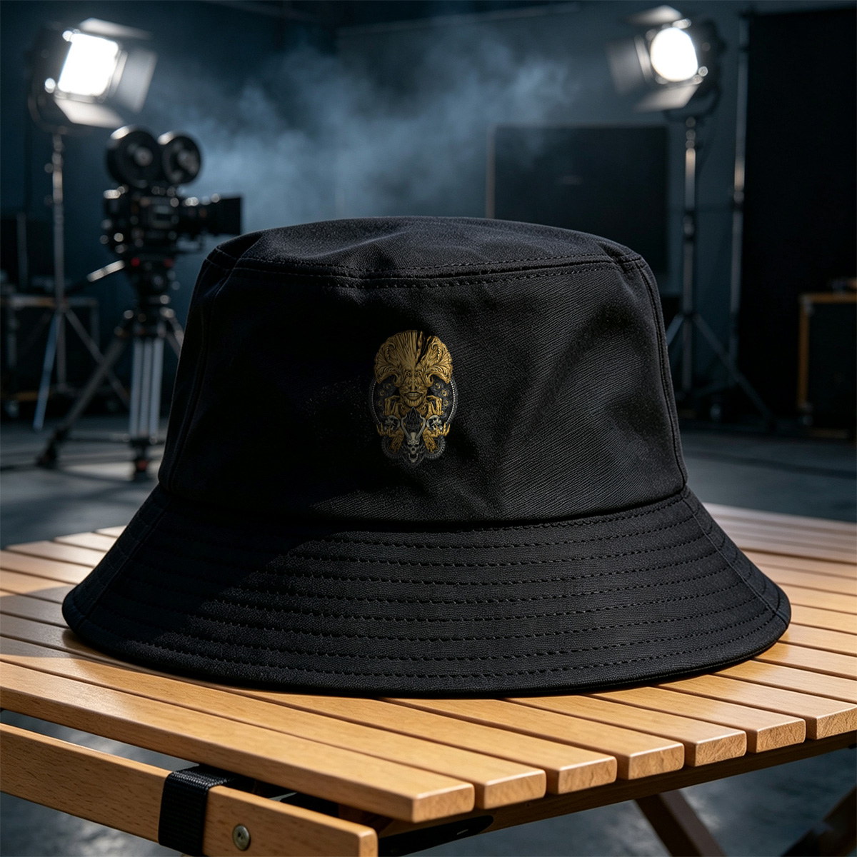 Alien vs. Predator: Golden Xenomorph and Skulls - Fisherman's Hat