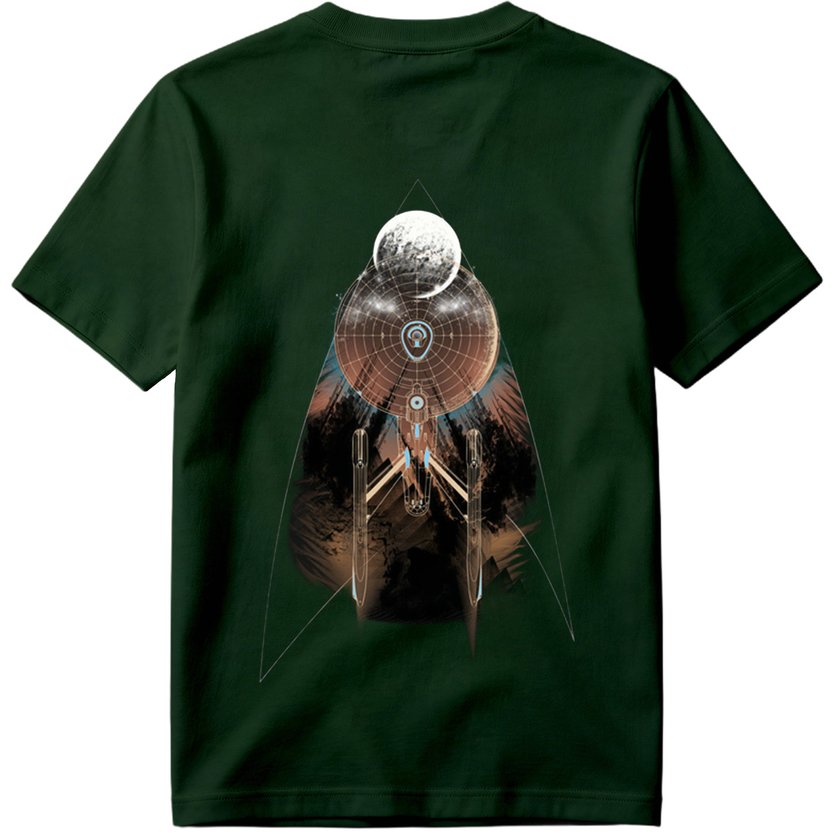 Star Trek: Enterprise and Moon - Tee