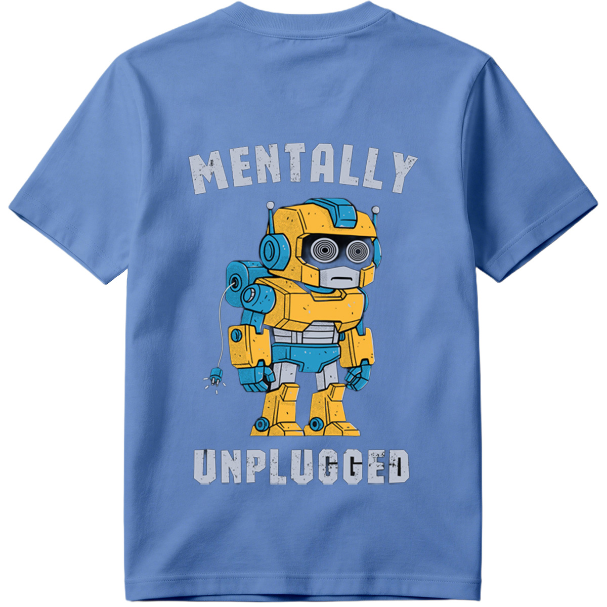 Mentally Unplugged Robot Design - Tee