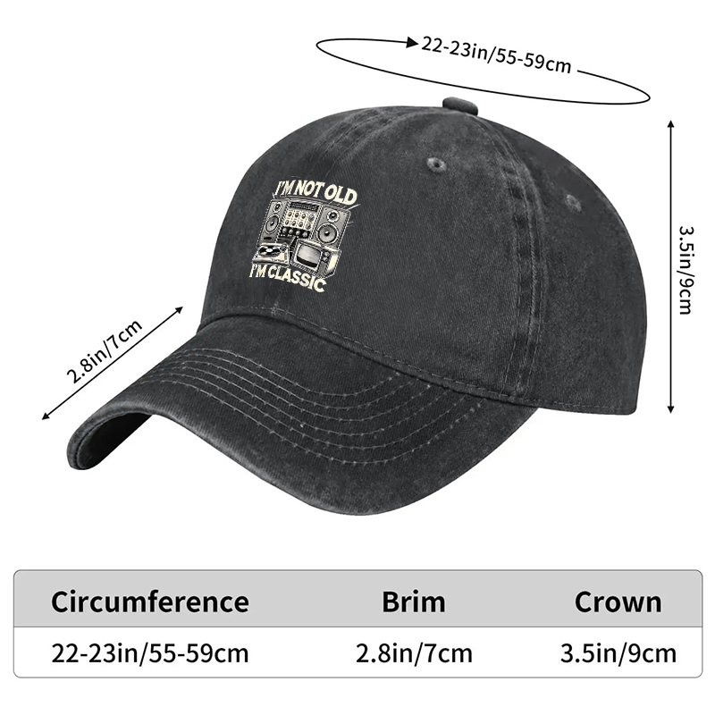 New Baseball Cap I Solve Math Problems Like It's My Job Print Hat Unisex Adjustable Size for Outdoor Activities Students Teachers and Math Lovers